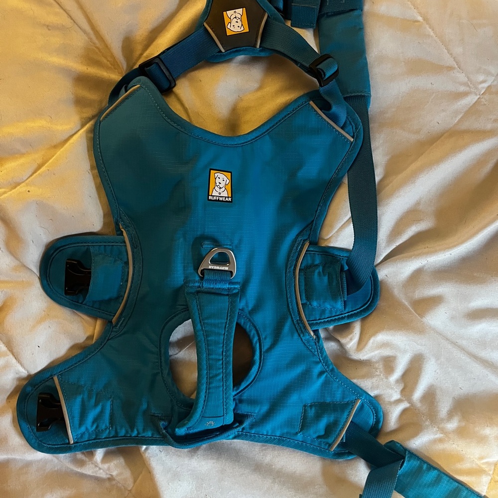 RuffWear Teal Dog Harness